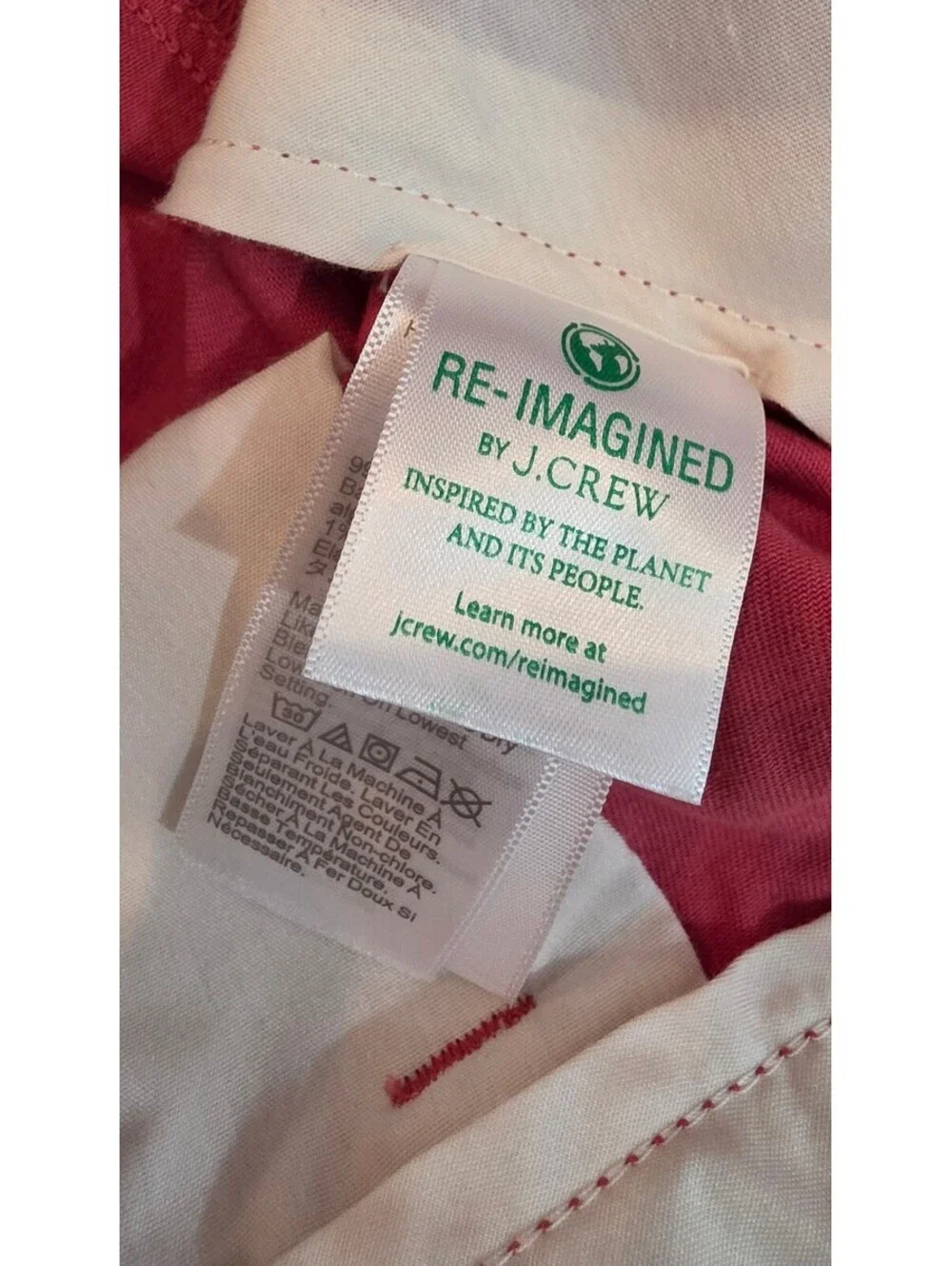 J.Crew Coral Red Chino Shorts 29 Waist 9